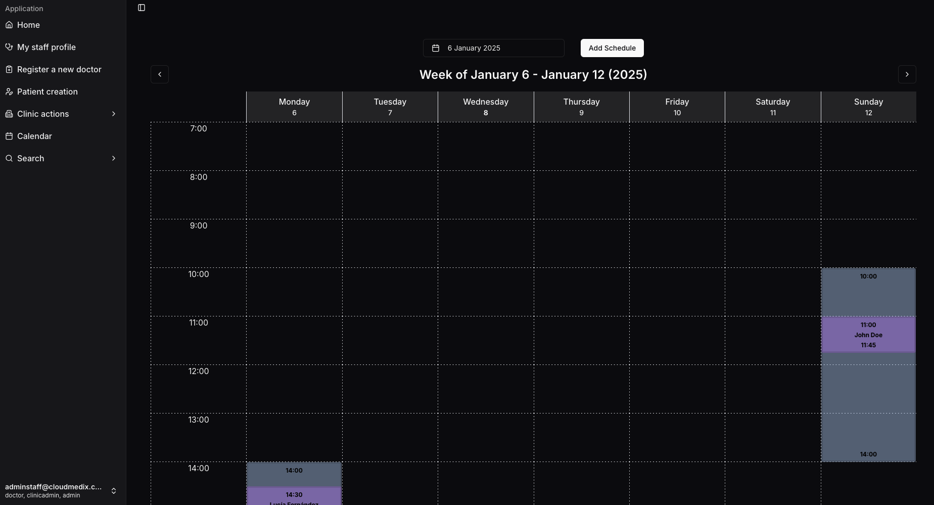 Workshift Details